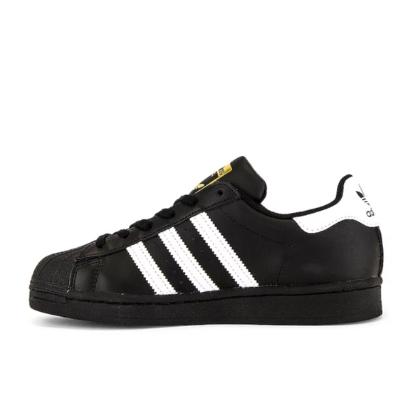 Men’s Original Adidas Superstar Black & White Suede Sneakers Size 10 - Picture 7 of 11